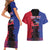 Personalised Haitian Heritage Month Couples Matching Short Sleeve Bodycon Dress and Hawaiian Shirt Citadelle Laferriere Dashiki Pattern