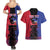 Personalised Haitian Heritage Month Couples Matching Summer Maxi Dress and Hawaiian Shirt Citadelle Laferriere Dashiki Pattern