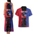 Personalised Haitian Heritage Month Couples Matching Tank Maxi Dress and Hawaiian Shirt Citadelle Laferriere Dashiki Pattern