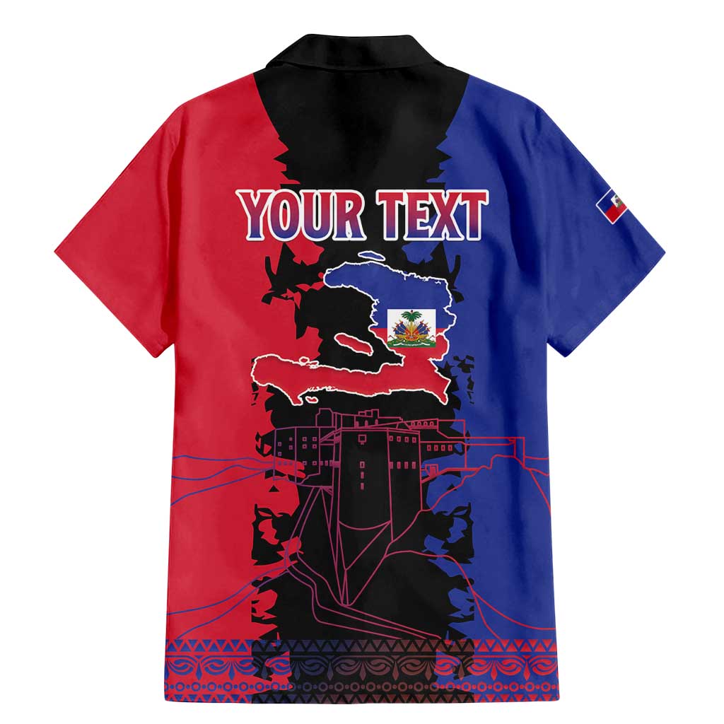 Personalised Haitian Heritage Month Family Matching Mermaid Dress and Hawaiian Shirt Citadelle Laferriere Dashiki Pattern