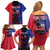 Personalised Haitian Heritage Month Family Matching Off Shoulder Short Dress and Hawaiian Shirt Citadelle Laferriere Dashiki Pattern
