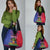 Personalised Haitian Heritage Month Grocery Bag Citadelle Laferriere Dashiki Pattern