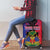 Personalised Haitian Heritage Month Luggage Cover Citadelle Laferriere Dashiki Pattern