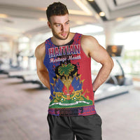 Personalised Haitian Heritage Month Men Tank Top Citadelle Laferriere Dashiki Pattern