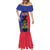 Personalised Haitian Heritage Month Mermaid Dress Citadelle Laferriere Dashiki Pattern