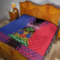 Personalised Haitian Heritage Month Quilt Citadelle Laferriere Dashiki Pattern