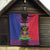 Personalised Haitian Heritage Month Quilt Citadelle Laferriere Dashiki Pattern