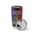 Personalised Haitian Heritage Month Tumbler Cup Citadelle Laferriere Dashiki Pattern