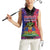 Personalised Haitian Heritage Month Women Sleeveless Polo Shirt Citadelle Laferriere Dashiki Pattern