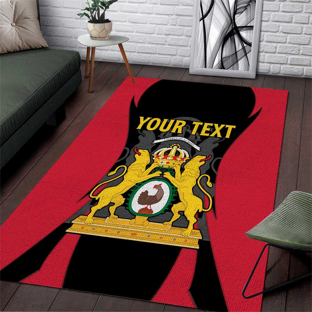 Personalised Empire dHayiti 1804–1806 Area Rug Coat Of Arms Flag Style