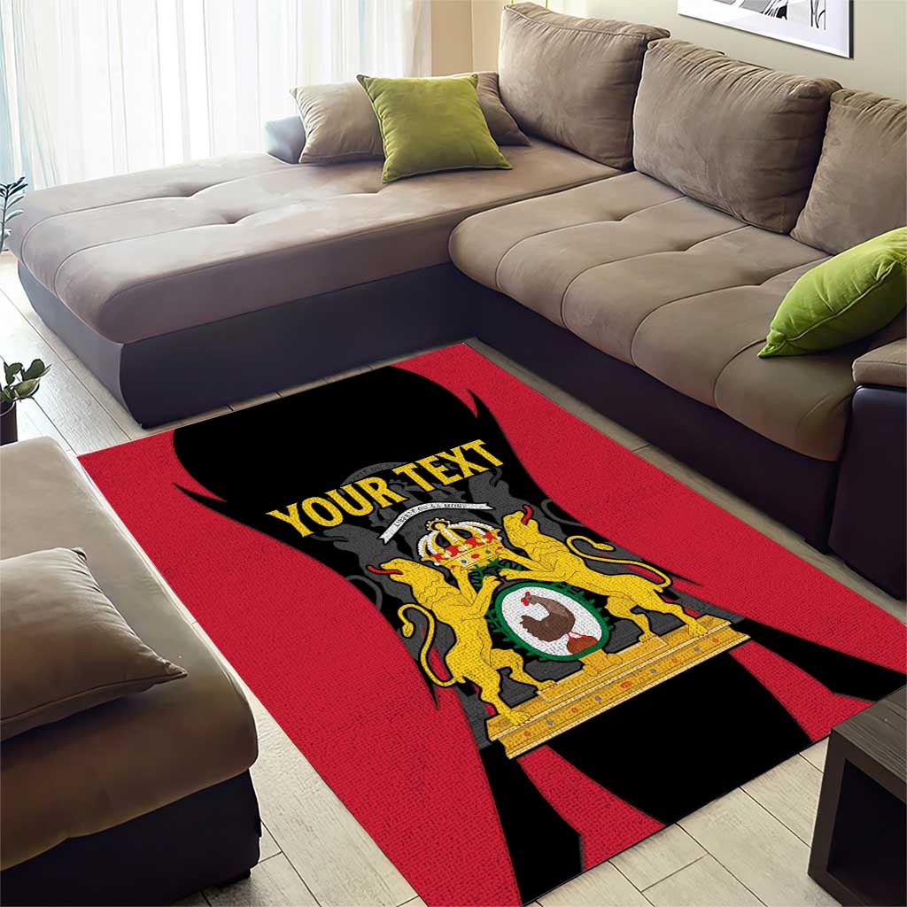 Personalised Empire dHayiti 1804–1806 Area Rug Coat Of Arms Flag Style