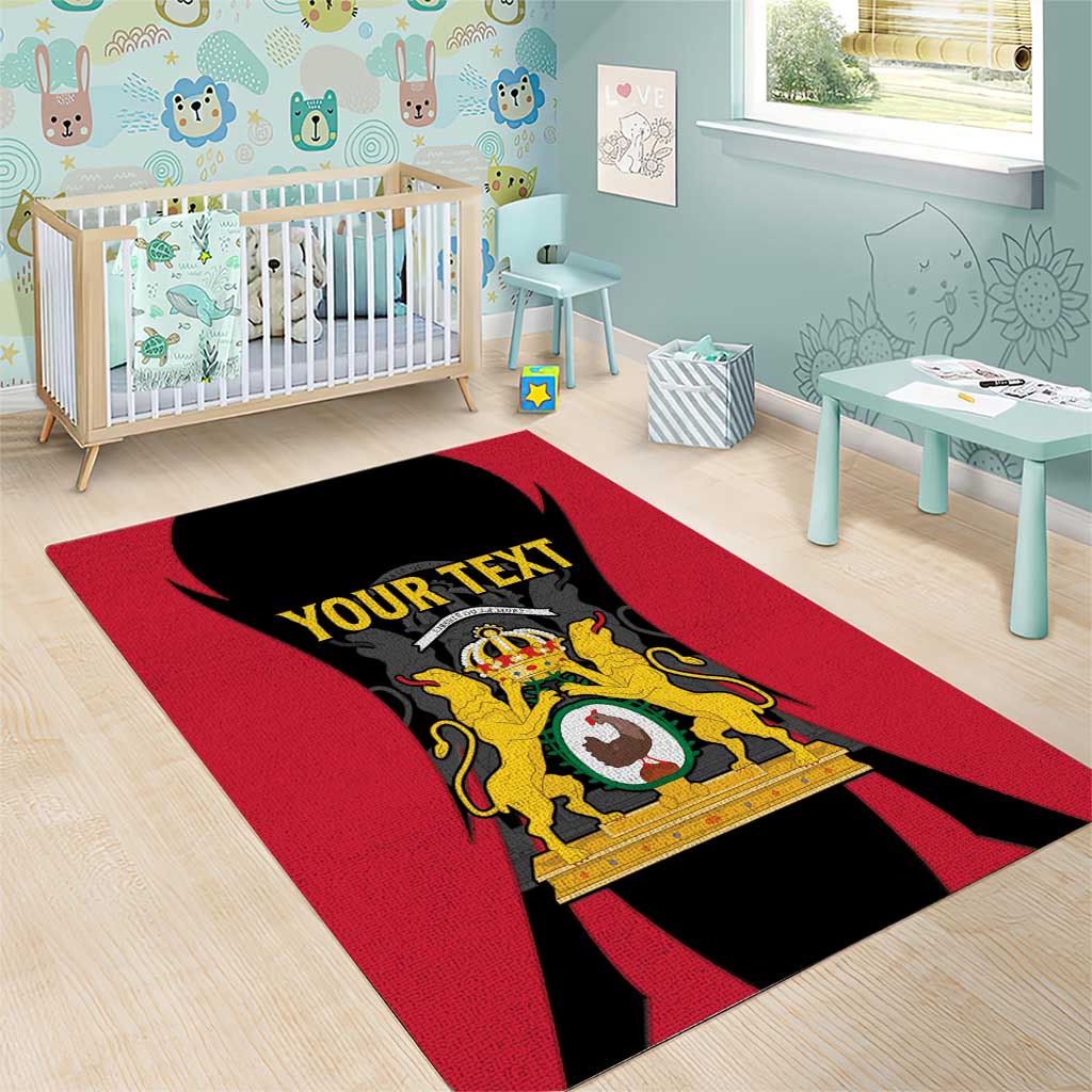 Personalised Empire dHayiti 1804–1806 Area Rug Coat Of Arms Flag Style