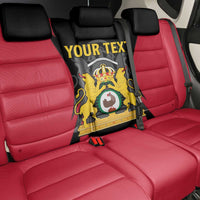 Personalised Empire dHayiti 1804–1806 Back Car Seat Cover Coat Of Arms Flag Style