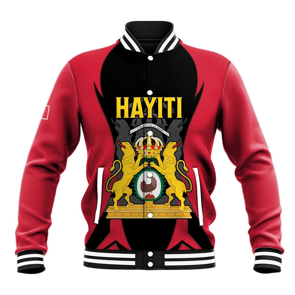 Personalised Empire dHayiti 1804–1806 Baseball Jacket Coat Of Arms Flag Style