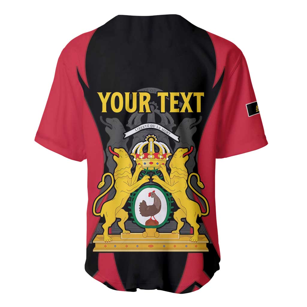 Personalised Empire dHayiti 1804–1806 Baseball Jersey Coat Of Arms Flag Style