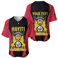 Personalised Empire dHayiti 1804–1806 Baseball Jersey Coat Of Arms Flag Style
