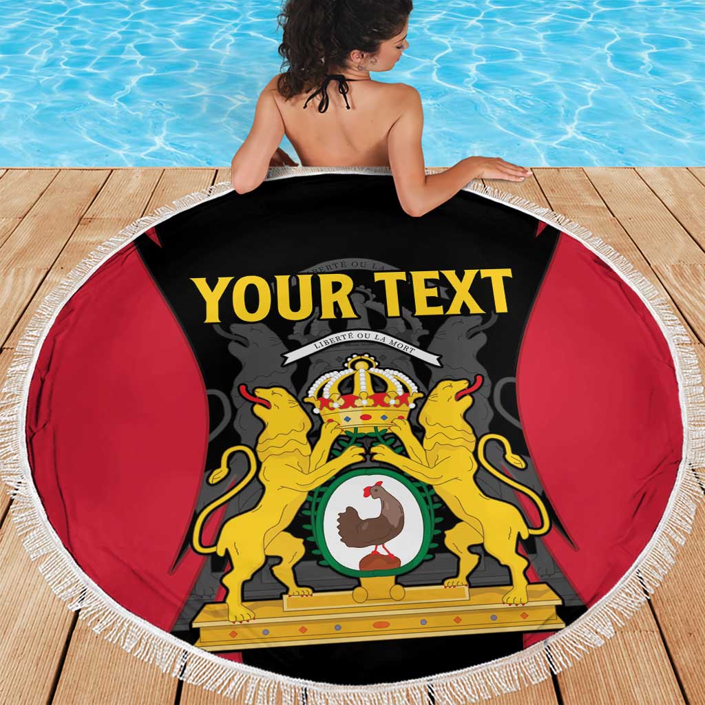 Personalised Empire dHayiti 1804–1806 Beach Blanket Coat Of Arms Flag Style