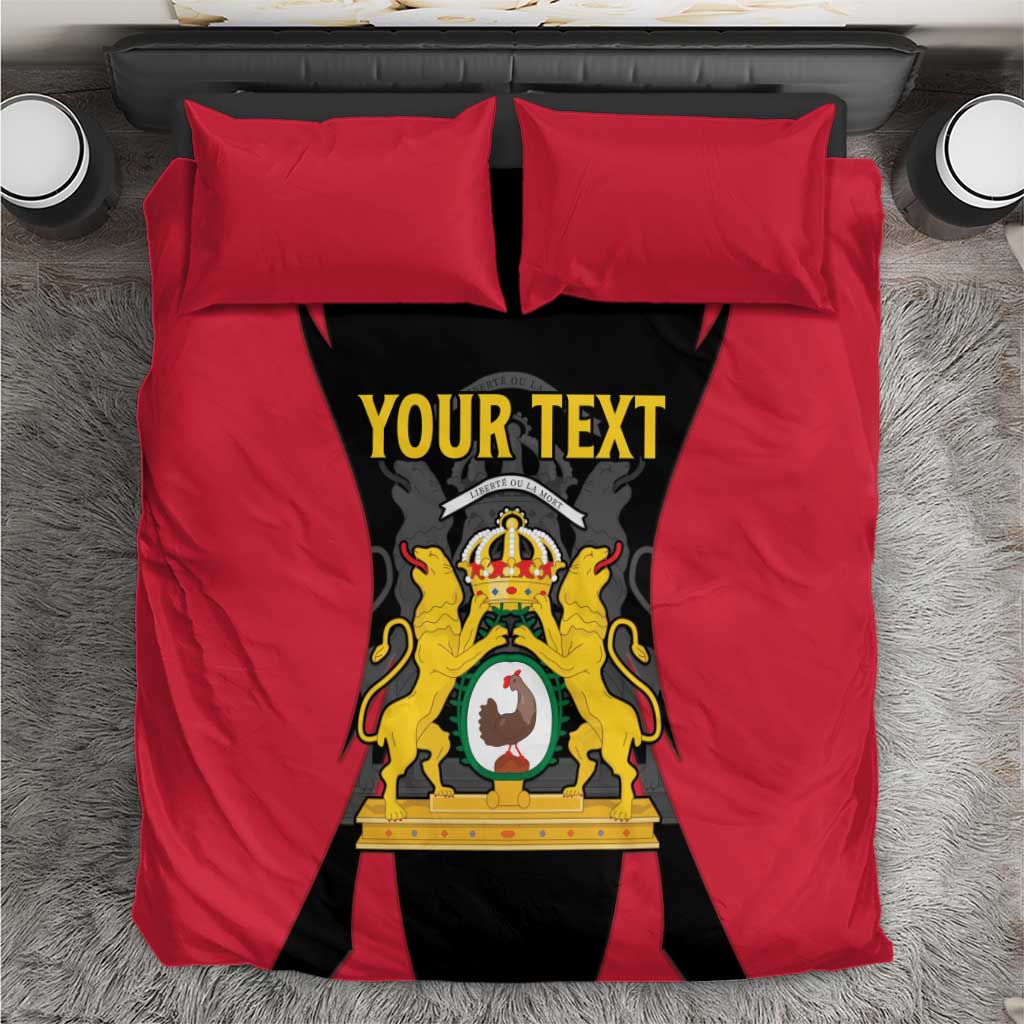 Personalised Empire dHayiti 1804–1806 Bedding Set Coat Of Arms Flag Style