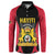 Personalised Empire dHayiti 1804–1806 Button Sweatshirt Coat Of Arms Flag Style