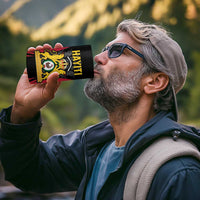 Personalised Empire dHayiti 1804–1806 4 in 1 Can Cooler Tumbler Coat Of Arms Flag Style