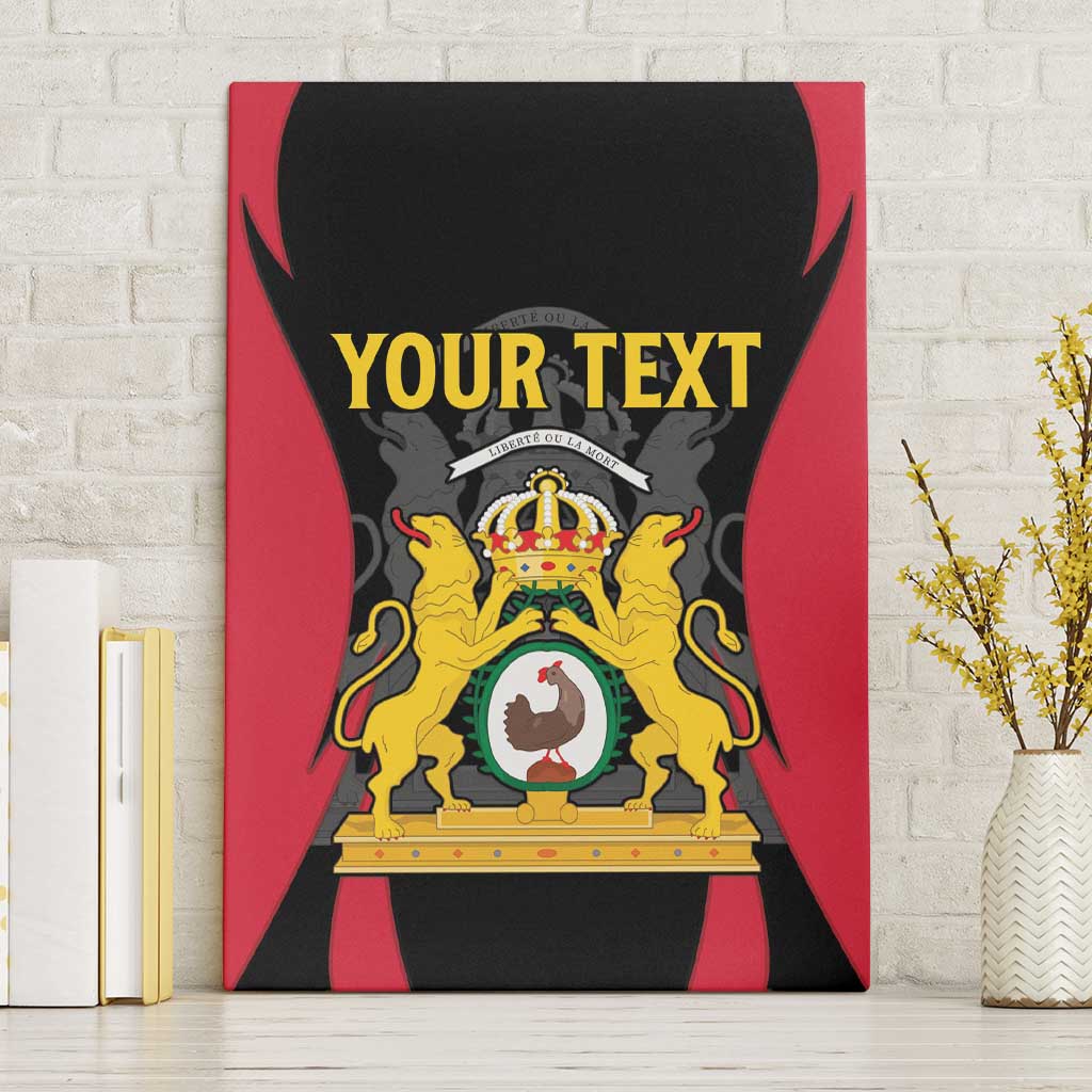 Personalised Empire dHayiti 1804–1806 Canvas Wall Art Coat Of Arms Flag Style