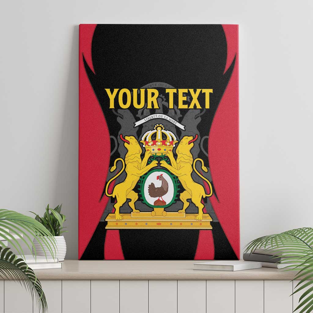 Personalised Empire dHayiti 1804–1806 Canvas Wall Art Coat Of Arms Flag Style