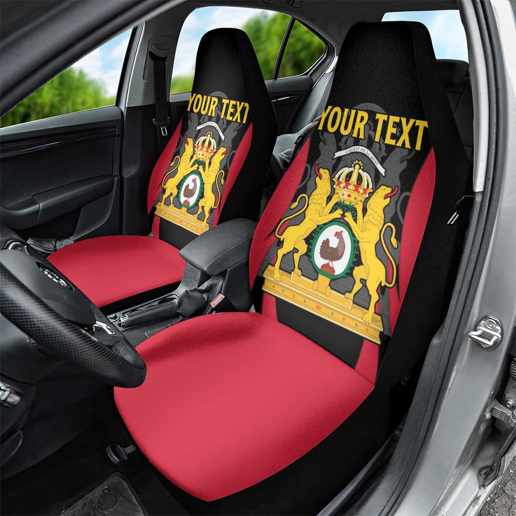Personalised Empire dHayiti 1804–1806 Car Seat Cover Coat Of Arms Flag Style