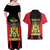 Personalised Empire dHayiti 1804–1806 Couples Matching Off Shoulder Maxi Dress and Hawaiian Shirt Coat Of Arms Flag Style