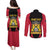 Personalised Empire dHayiti 1804–1806 Couples Matching Puletasi and Long Sleeve Button Shirt Coat Of Arms Flag Style