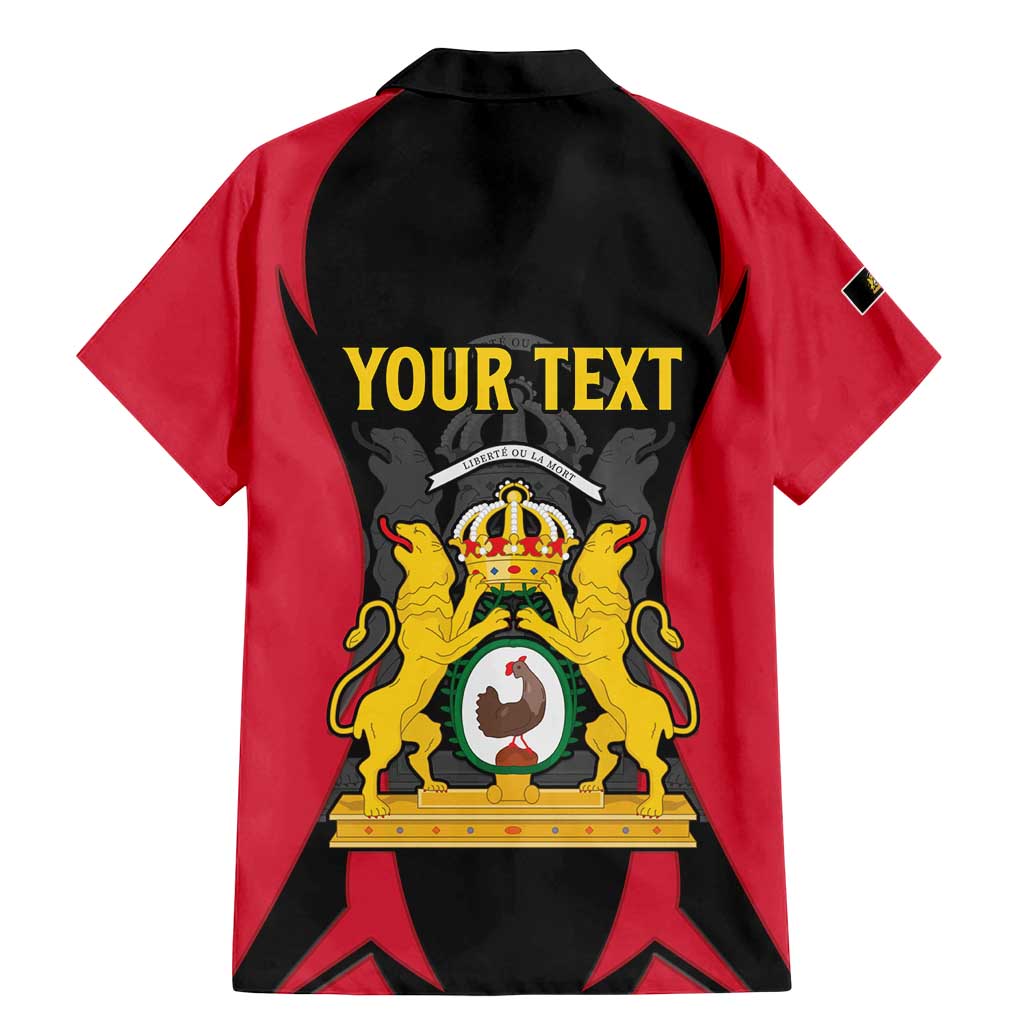 Personalised Empire dHayiti 1804–1806 Family Matching Mermaid Dress and Hawaiian Shirt Coat Of Arms Flag Style