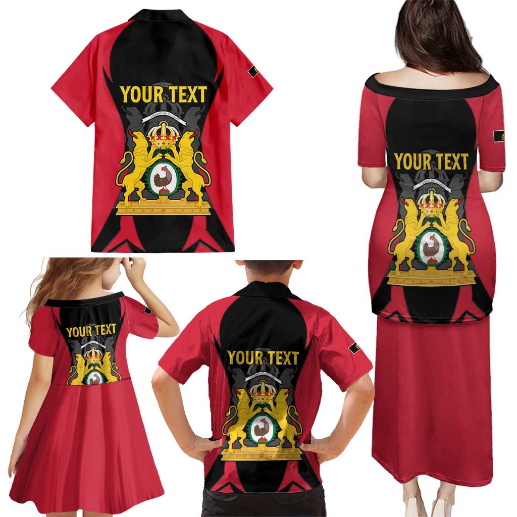 Personalised Empire dHayiti 1804–1806 Family Matching Puletasi and Hawaiian Shirt Coat Of Arms Flag Style