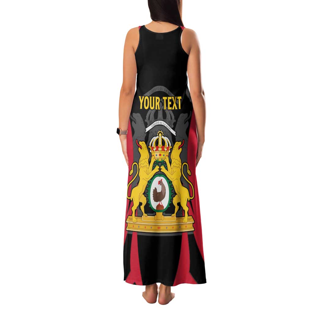 Personalised Empire dHayiti 1804–1806 Family Matching Tank Maxi Dress and Hawaiian Shirt Coat Of Arms Flag Style