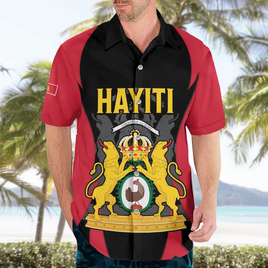 Personalised Empire dHayiti 1804–1806 Hawaiian Shirt Coat Of Arms Flag Style
