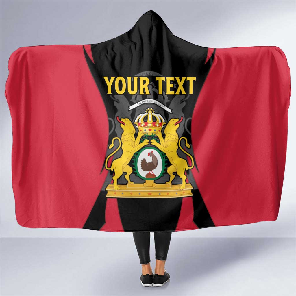 Personalised Empire dHayiti 1804–1806 Hooded Blanket Coat Of Arms Flag Style
