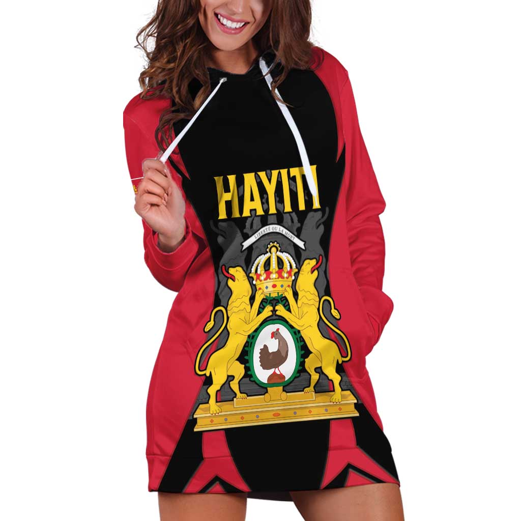 Personalised Empire dHayiti 1804–1806 Hoodie Dress Coat Of Arms Flag Style