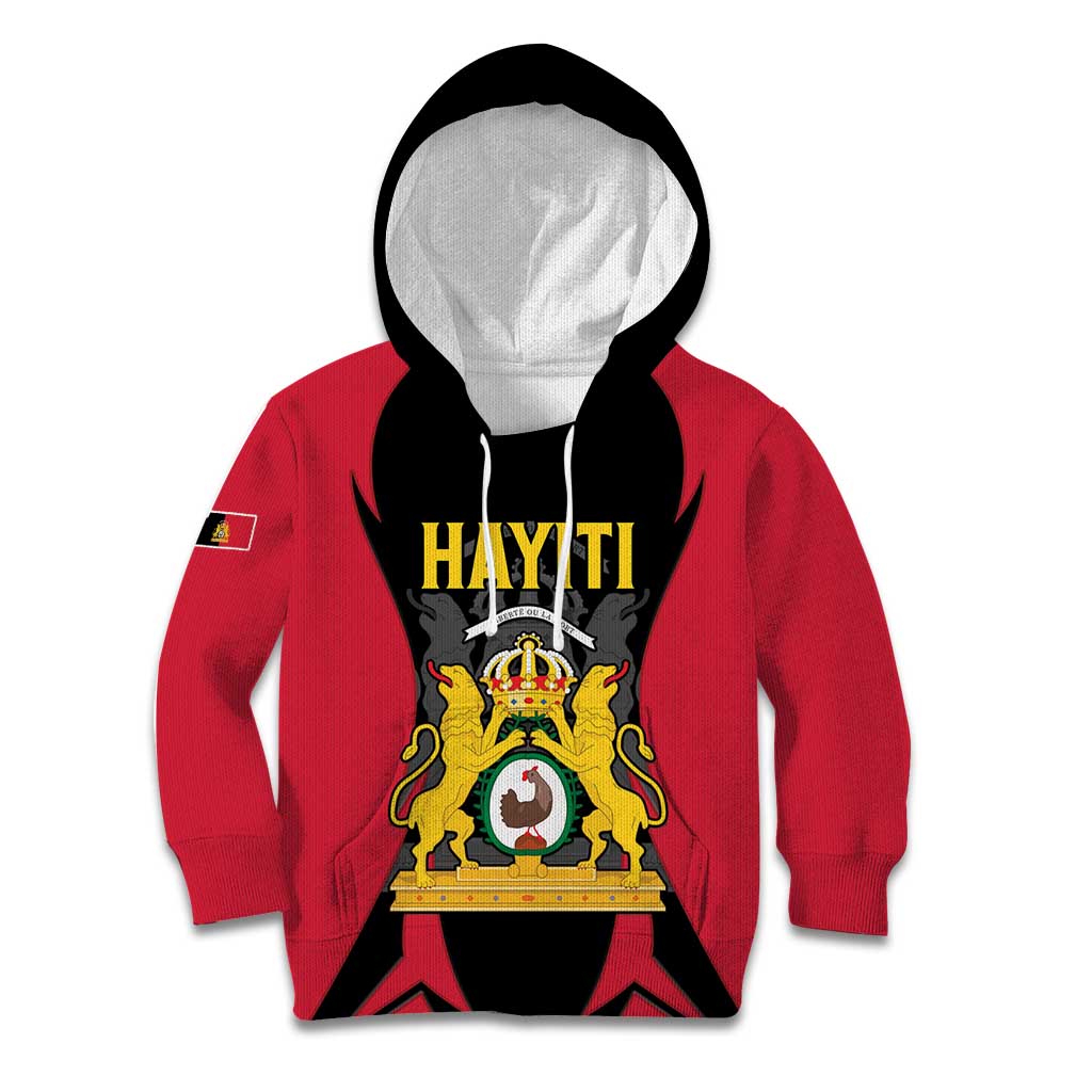 Personalised Empire dHayiti 1804–1806 Kid Hoodie Coat Of Arms Flag Style