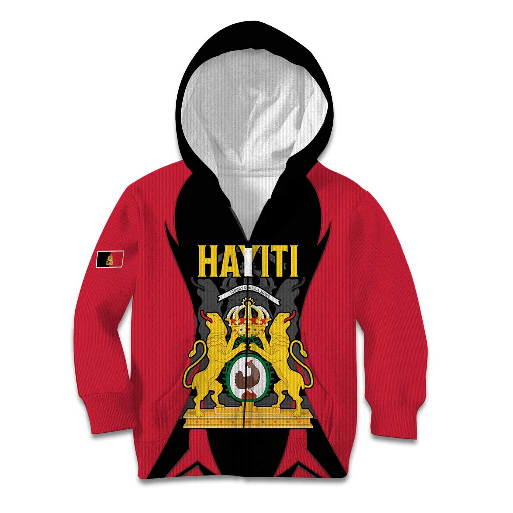 Personalised Empire dHayiti 1804–1806 Kid Hoodie Coat Of Arms Flag Style