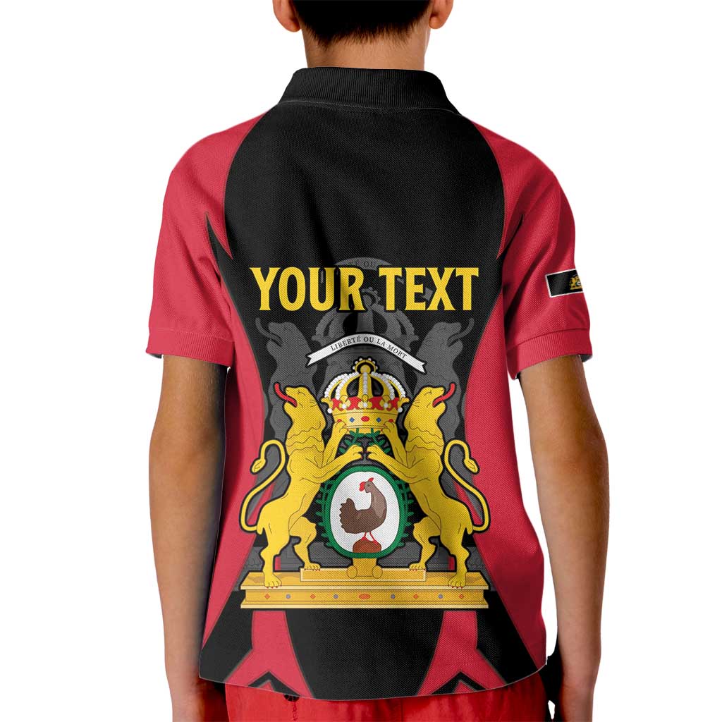 Personalised Empire dHayiti 1804–1806 Kid Polo Shirt Coat Of Arms Flag Style
