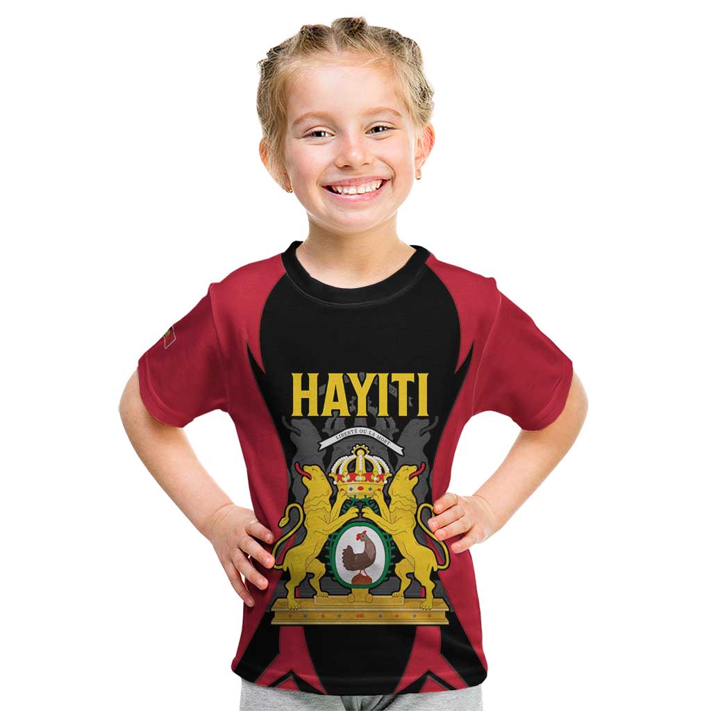 Personalised Empire dHayiti 1804–1806 Kid T Shirt Coat Of Arms Flag Style