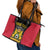 Personalised Empire dHayiti 1804–1806 Leather Tote Bag Coat Of Arms Flag Style