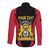Personalised Empire dHayiti 1804–1806 Long Sleeve Button Shirt Coat Of Arms Flag Style