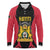 Personalised Empire dHayiti 1804–1806 Long Sleeve Polo Shirt Coat Of Arms Flag Style