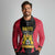 Personalised Empire dHayiti 1804–1806 Long Sleeve Polo Shirt Coat Of Arms Flag Style
