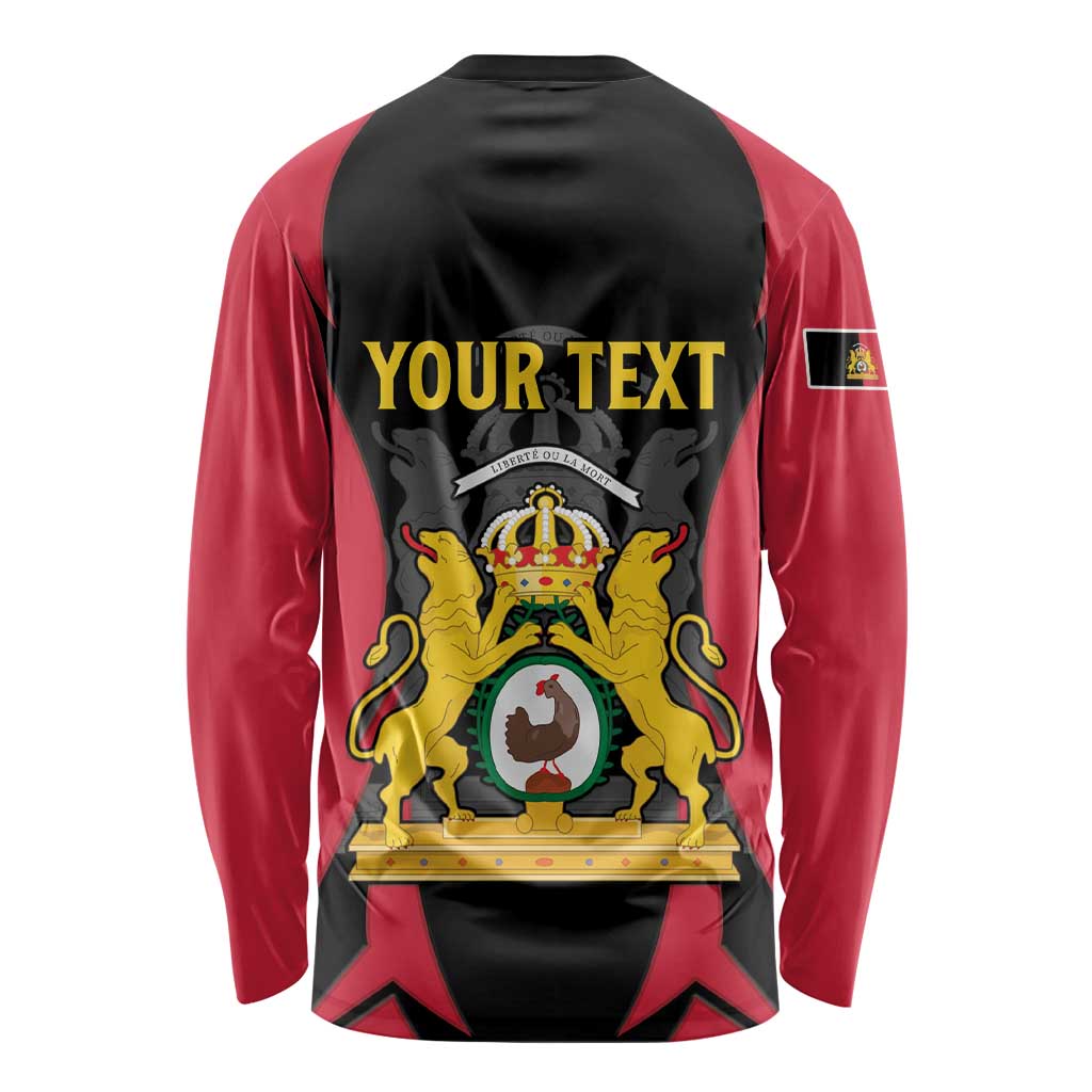 Personalised Empire dHayiti 1804–1806 Long Sleeve Shirt Coat Of Arms Flag Style