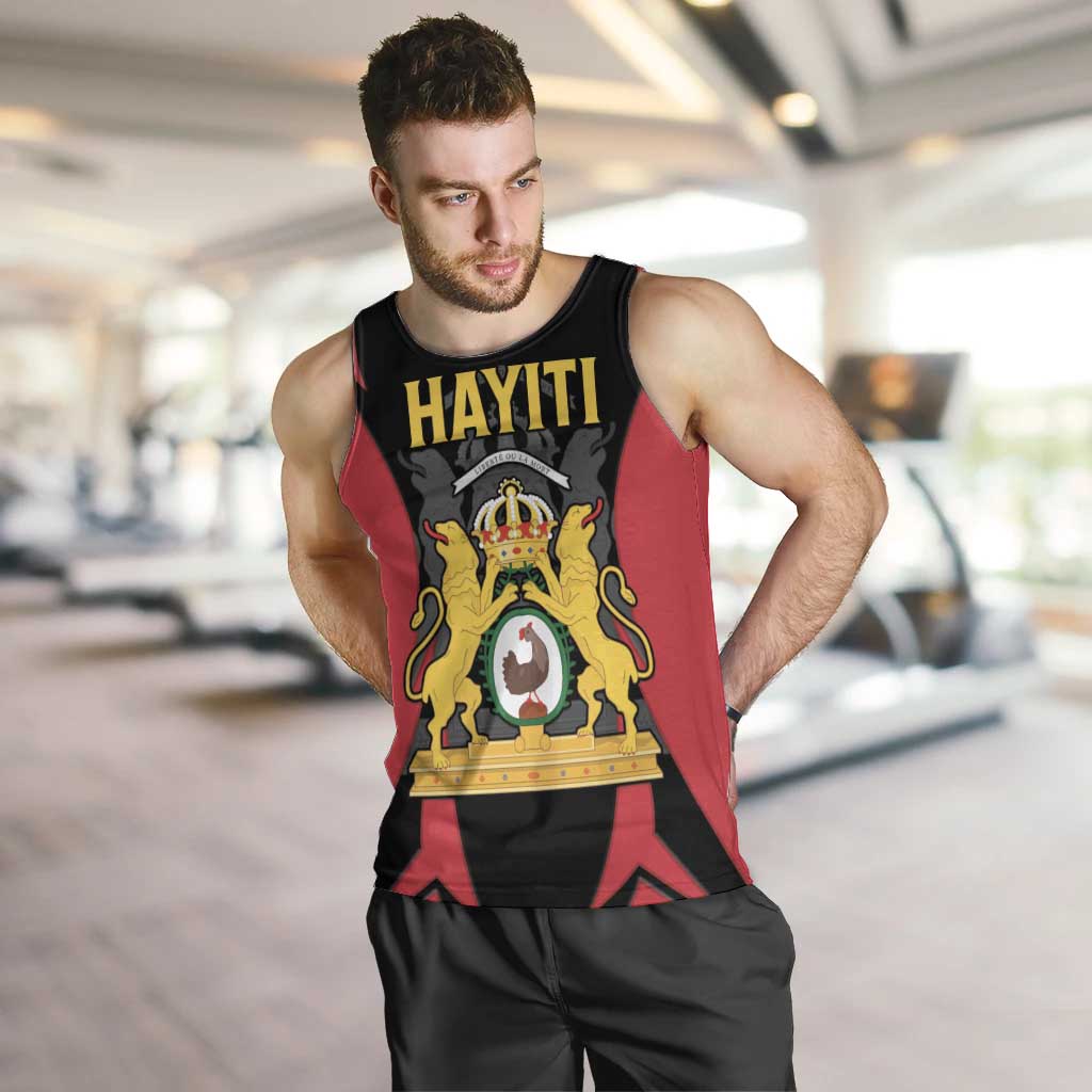 Personalised Empire dHayiti 1804–1806 Men Tank Top Coat Of Arms Flag Style
