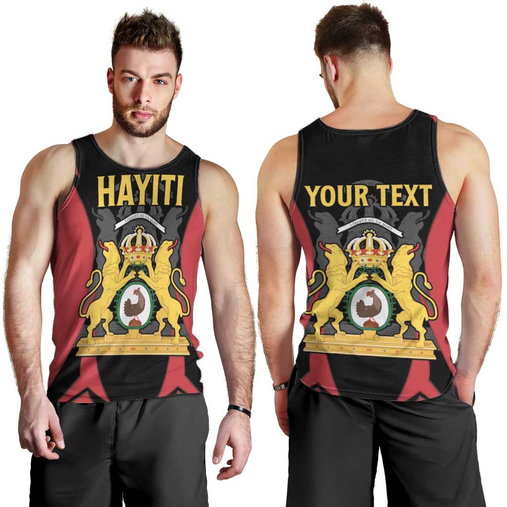 Personalised Empire dHayiti 1804–1806 Men Tank Top Coat Of Arms Flag Style