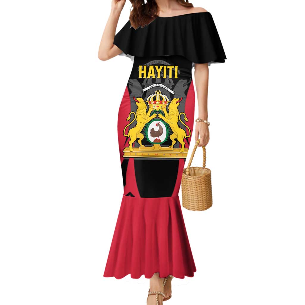 Personalised Empire dHayiti 1804–1806 Mermaid Dress Coat Of Arms Flag Style