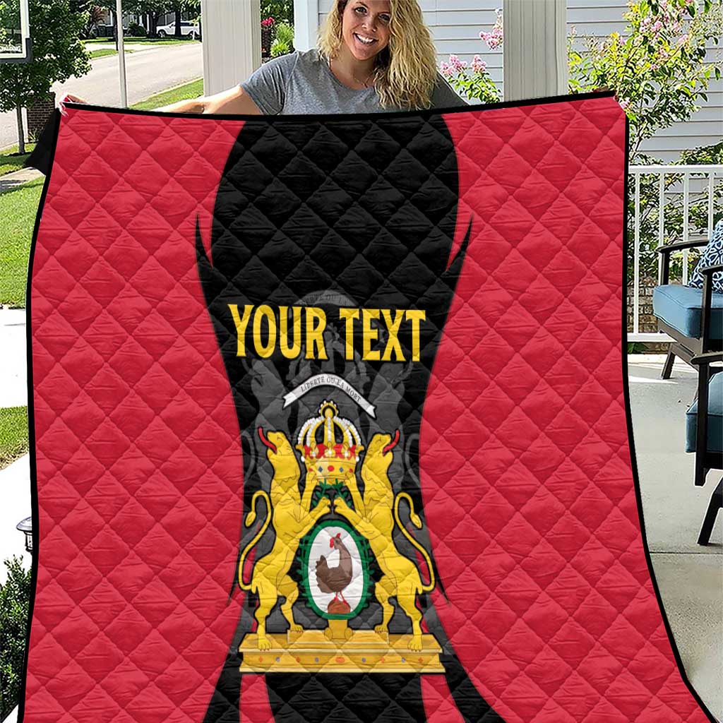 Personalised Empire dHayiti 1804–1806 Quilt Coat Of Arms Flag Style