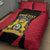 Personalised Empire dHayiti 1804–1806 Quilt Bed Set Coat Of Arms Flag Style
