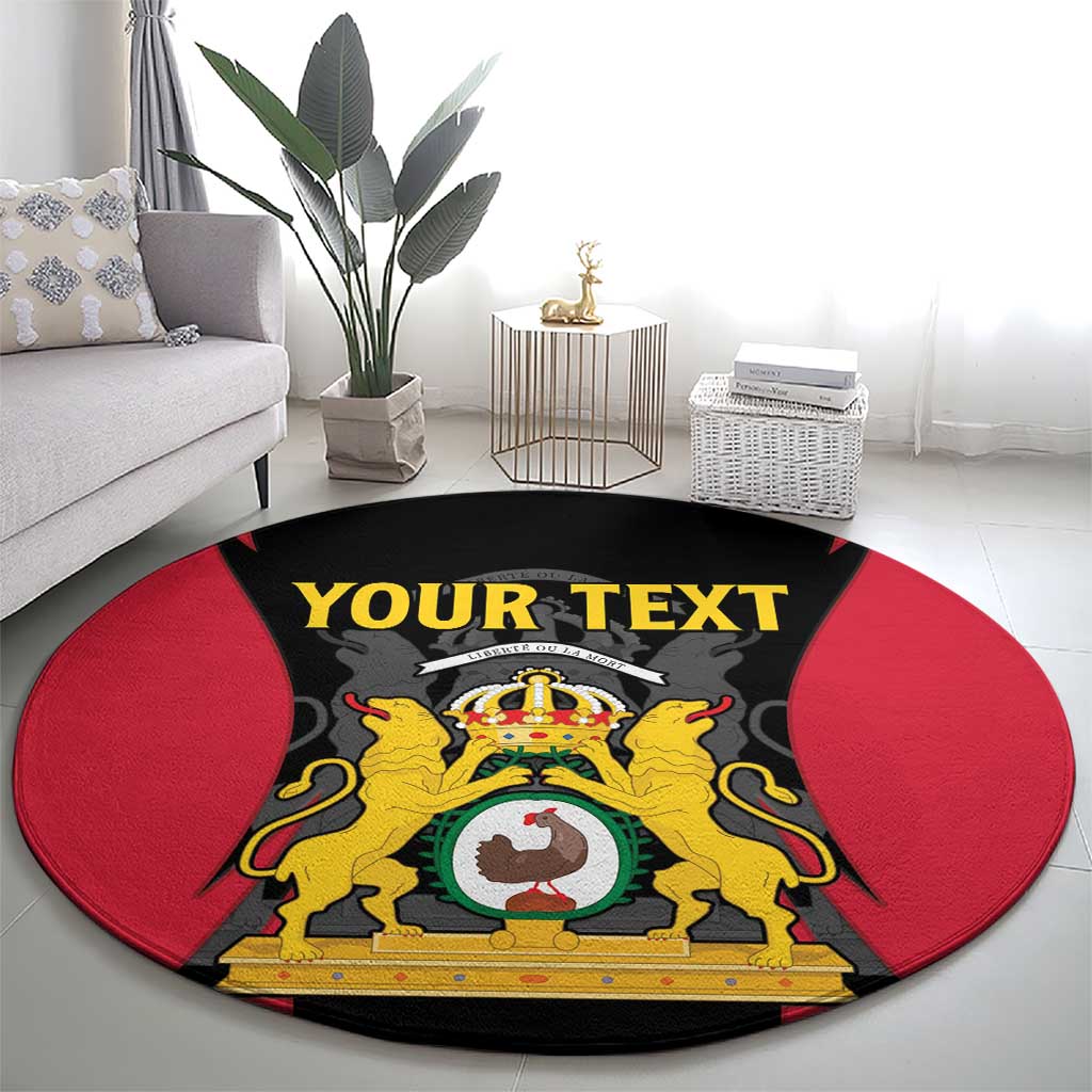 Personalised Empire dHayiti 1804–1806 Round Carpet Coat Of Arms Flag Style